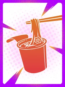 Cooked Noodles Card