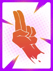 The Almighty Fingers Card