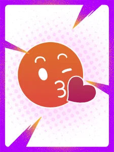 French Kissing Card